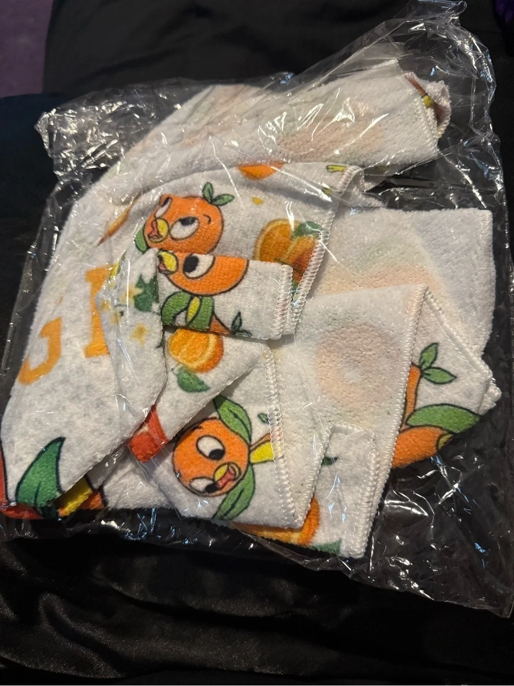 Orange Bird Kitchen Towel